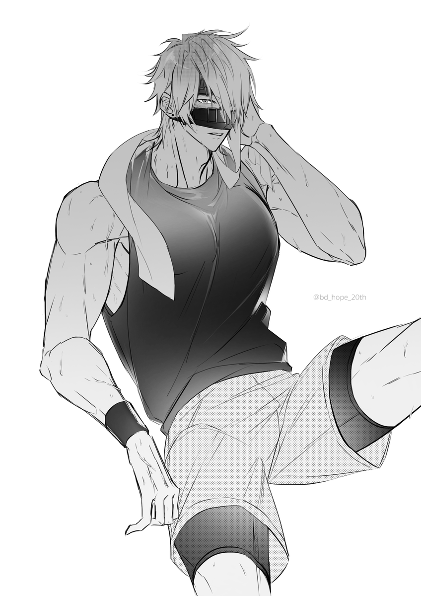 bd_hope_20th's tweet photo. reita in workout clothes 💪
Idk why I gave him a full mask but it's ok bc I love him 😋 https://t.co/FC3Y4DLYs6