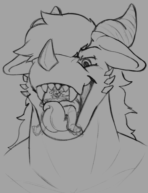 SnackyFox's tweet photo. CW: Maw play / #vore

About to slide down dragon bf's throat... wish me luck... (doodle before a work trip) https://t.co/652r3AWA6f