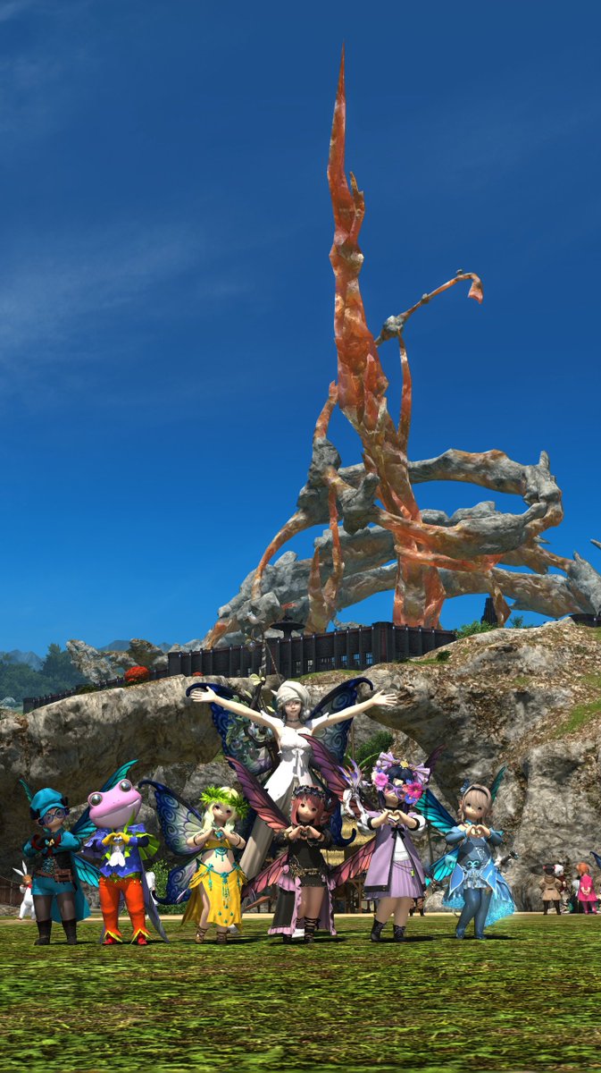 zeehart's tweet photo. The Terribads of Light @ #WorldLalafellDay #FFXIV #FF14 https://t.co/3C5BXiNRED
