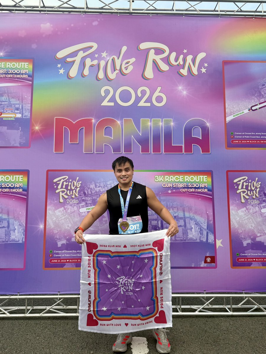 kristoff0428's tweet photo. #priderun2026 #runriopriderun https://t.co/Yo2qLMnP7o