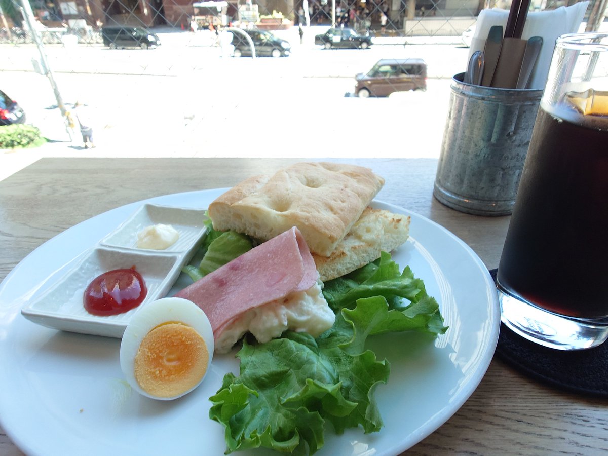 aggressive1734's tweet photo. 仕事バラしになったのでカッフェﾓﾆﾝｸﾞ https://t.co/W5lAScdrhe