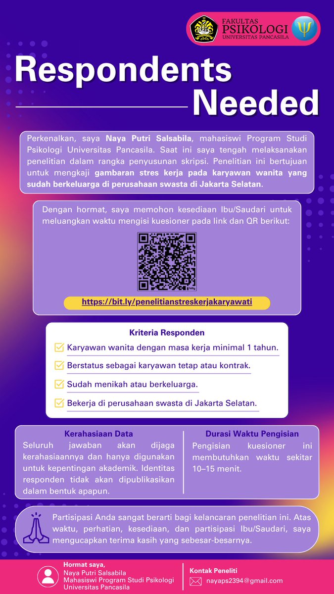 rsha_han's tweet photo. Berikut link yang dapat langsung di akses:
https://t.co/rmy3HWVUUn

Apabila Ibu/Saudari tidak memenuhi salah satu kriteria yang disebutkan, mohon untuk tidak melanjutkan pengisian kuesioner ini. Terima kasih atas pengertiannya.

#skripsi #responden #partisipan #kuesioner https://t.co/wegCedhPex