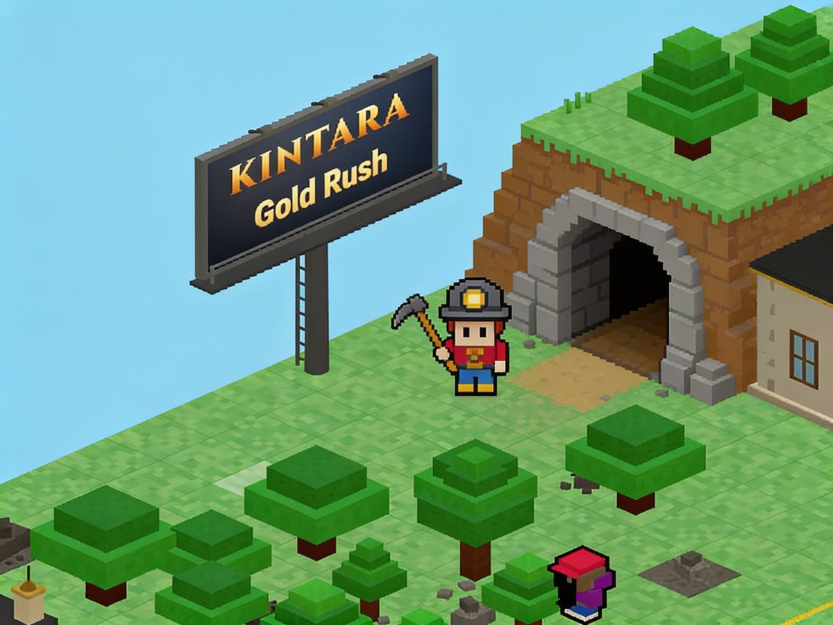 apetification's tweet photo. been playing this Solana game called Kintara and it's lowkey good
it's a browser MMO. no download. just connect phantom and you're in
think old school runescape but on-chain
you chop wood, mine, fish, fight mobs, do quests, trade with real players
the whole economy runs on $KINS 
entry costs like $4. that's it
it already exists as a real game. not just a token with promises
that alone puts it above 90% of GameFi projects rn
#Solana #Kintara #KINS #GameFi @PlayKintara