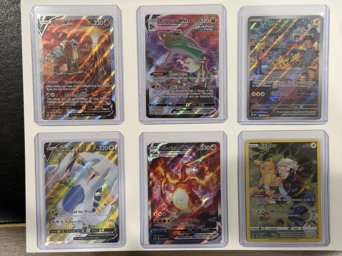 ZacJ3's tweet photo. For sale!

Maybe some heat? 🔥

Prices all under TCG Player! Comment if you're interested in a card. I'm happy to take more pictures. Make an offer. Let's make a deal!

$4 BMWT or free ship over $100 https://t.co/AcRYRNq5Ph