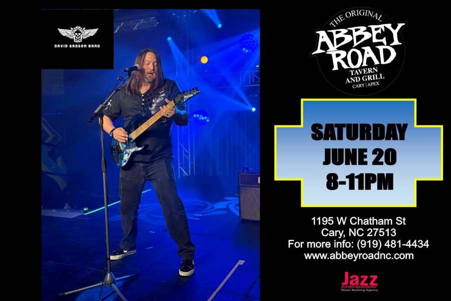 ddgx300's tweet photo. 🎸 CARY, NC—READY TO ROCK!

 🎸David Grogan Band plays Abbey Road Tavern this Sat, June 20! Great rock anthems, food, &amp; drinks.
⏰ 8-11 PM
📍 1195 W Chatham St, Cary, NCTag your crew! 🤘

#CaryNC #LiveMusicNC https://t.co/GIi0GIxFbq