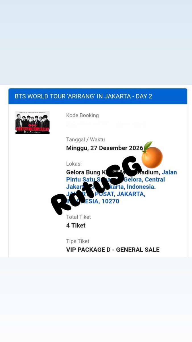 ratu_suga's tweet photo. bukan hanya tahun ini tapi tiap hari selalu bersykur 
Dibalik drama pertiketan ini 

Akhir nya bisa nonton ot7 para bujang ku nunggu 9 tahun yaa buat mereka dteng ber 7 ke Indonesia jadi yg bilang day 1 day 2 itu gak spesial itu salah besar semua dAY spesial 🥹💜💜✨😭😇 https://t.co/0LPQV5PzRk