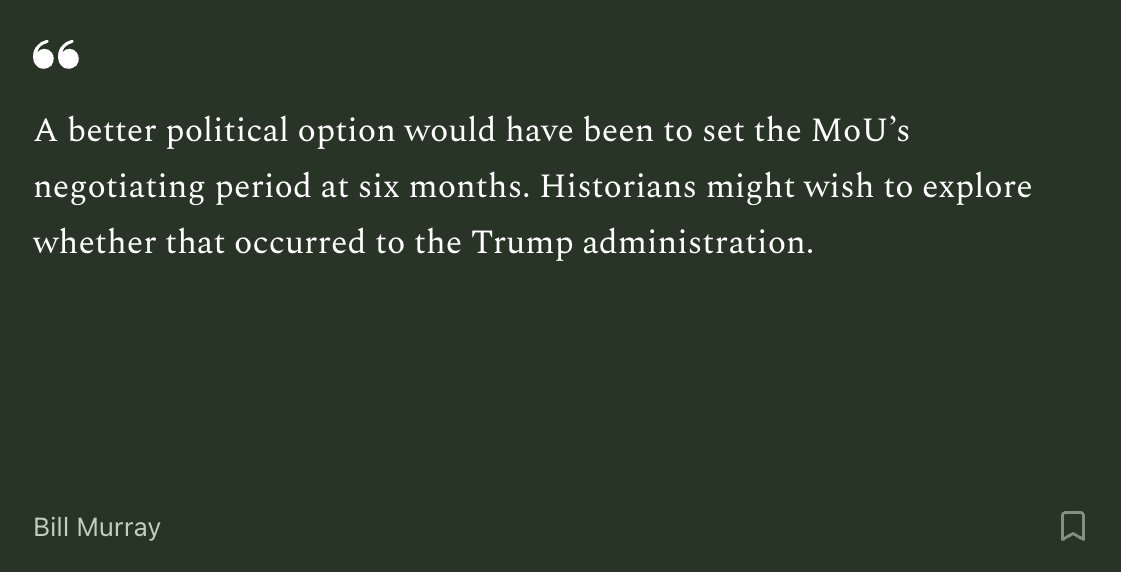 BMurrayWriter's tweet photo. Digesting the memorandum of understanding with Iran, which expires just weeks before the mid-term elections. This week’s Common Sense and Whiskey:

https://t.co/RCVG0jjtYT https://t.co/kL2DqzMrKR