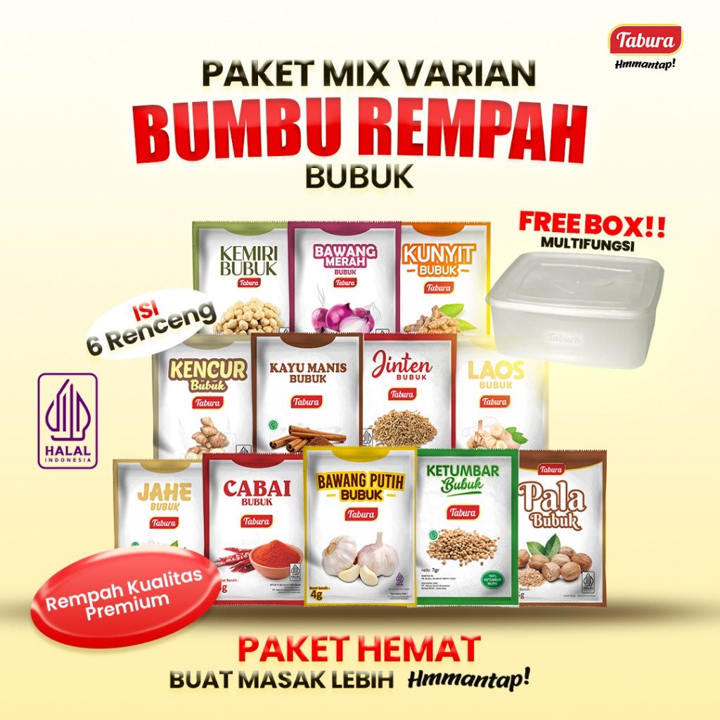 stwbcake_'s tweet photo. Bumbu masak rempah 6 renceng free box!

https://t.co/6t74Kiwls6 https://t.co/VcGHIogLOW