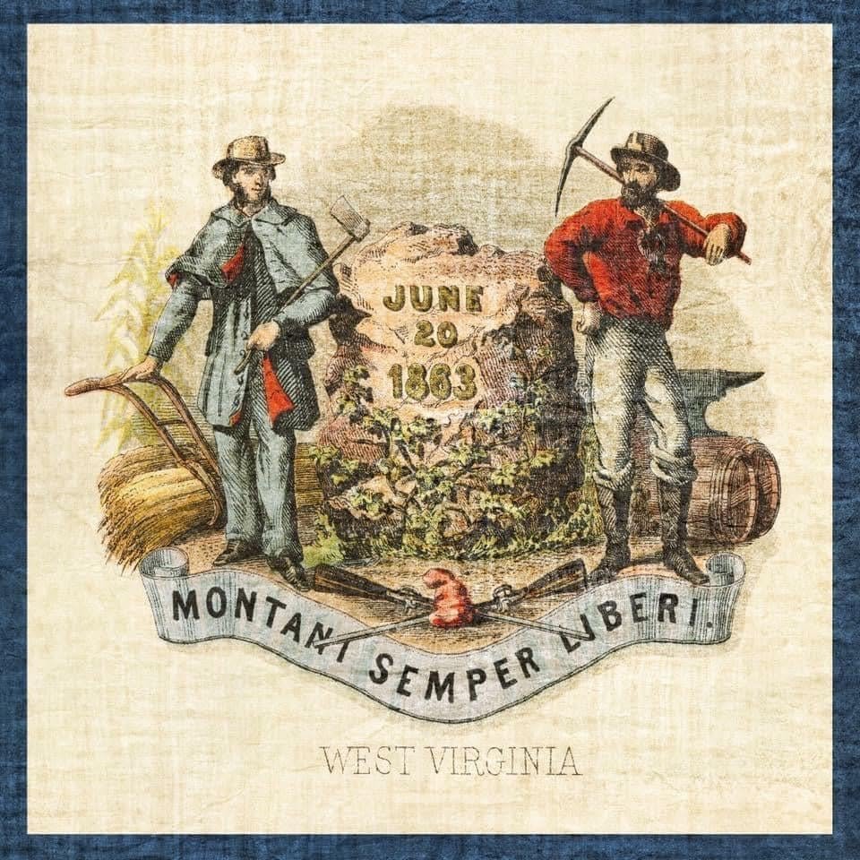 EchoesofWarYT's tweet photo. On this day in 1863, West Virginia became a state by seceding from a state that had just seceded.

When Virginia left the Union to join the Confederacy, the mountain counties in the west wanted no part of it. They were small farmers, not plantation owners, and they had always felt ignored by the rich eastern half of the state.

So they broke away from Virginia, wrote their own constitution, and asked to join the Union as their own state.

It is the only state in the country born by splitting off from a Confederate state during the war. While Virginia was fighting to leave America, half of it was fighting to stay.
