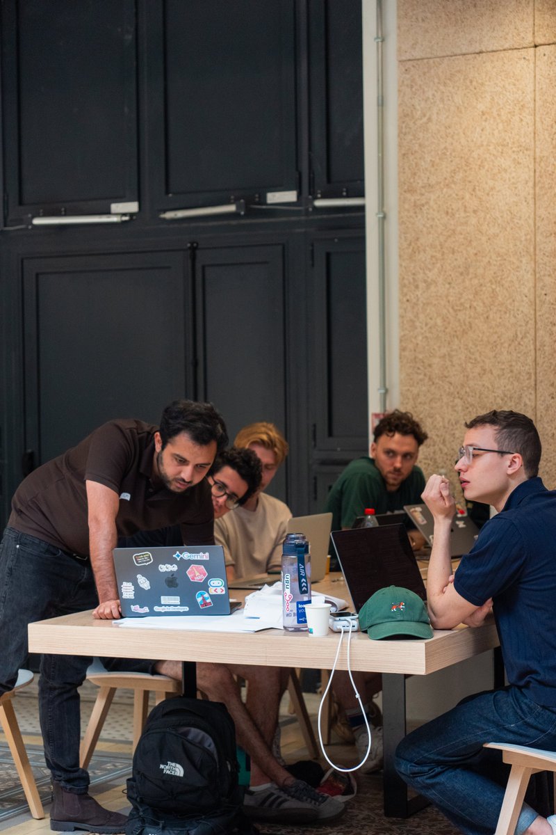 ZainSubhani12's tweet photo. this past Thursday at the Hacka Worldwide Hackathon in Paris β a personal stress mentor for men. A calm space to check in, understand your stress, and take small steps to manage it. Thanks @Boris, Codex & Mollie for an unreal day π #BuildInPublic #Hackathon https://t.co/KQ5vjgo96y