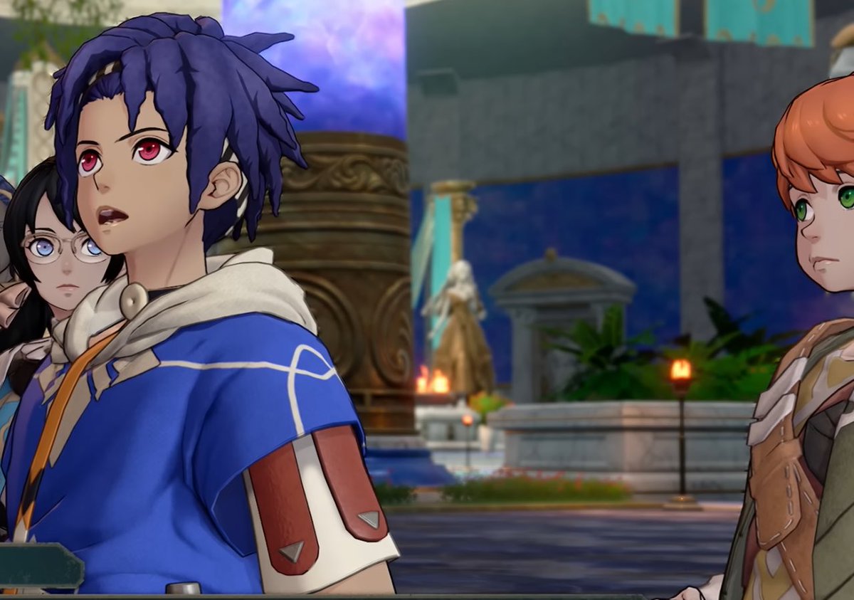 Rainbowdonkee's tweet photo. 89 Days Away!
We know Cai comes from a village in rescue of his father. I think they’re going to pull an Alm where his dad is actually a renowned general who tried to quietly retire. This can explain why there’s characters that clearly look like his friends
#FEFW #FE18 https://t.co/unTOkDg7d4