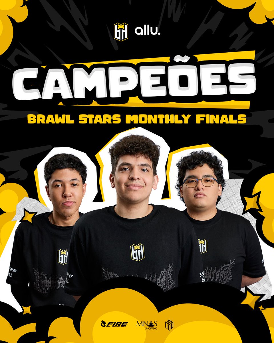 bhbountyhunters's tweet photo. O MONTHLY FINALS É NOSSO! 🏆

Colocamos mais um troféu na conta! Vencemos a Acre Lovers na grande final e mostramos quem manda na região.
O Japão está cada vez mais perto e o nosso foco segue totalmente em busca de carimbar essa vaga para o Mundial em TOKYO. 🇯🇵
Essa conquista é de toda a Mancha Amarela! 

#HuntTheGlory🖤💛