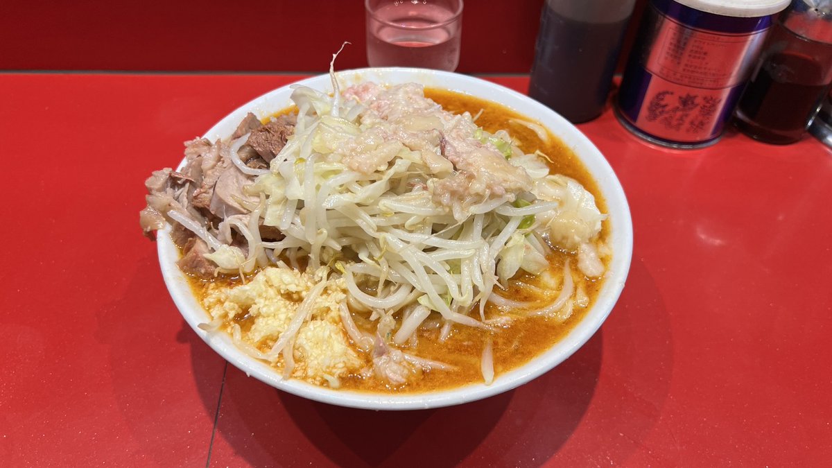 to2thefuture's tweet photo. 2026/06/19 金曜日
ラーメン二郎　西台駅前店へ
小ラーメン　¥1100
SK半分　¥50を https://t.co/15vyUmUADs