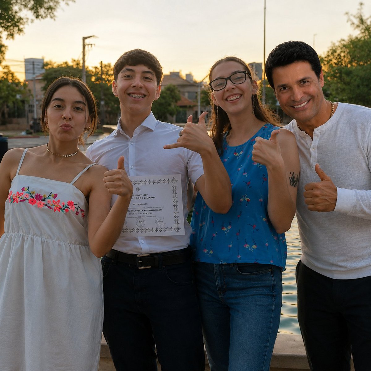eugecba's tweet photo. @CHAYANNEMUSIC Feliz día te desean nuestros hijos @sangrelatinaFC 🍀🍀🍀🇦🇷💚 https://t.co/RbdQXPt3JP