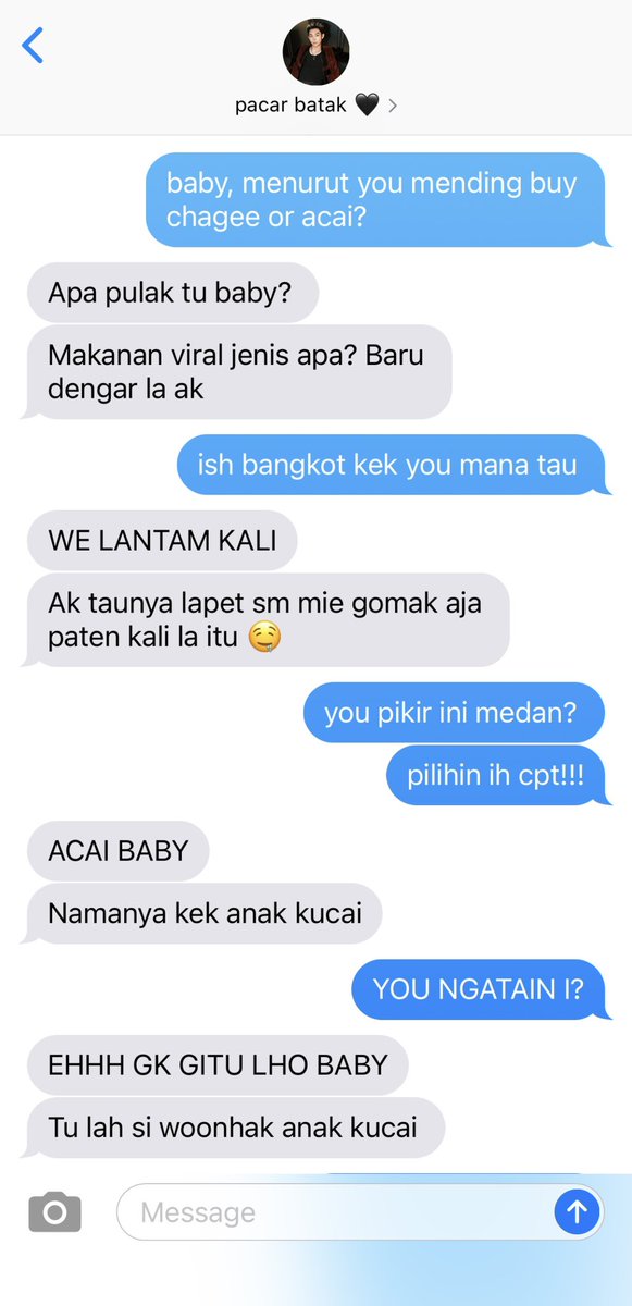 nyulholics's tweet photo. daily chat pacar batak dan pacar chindo #ryulyul #rulnyul one shot au https://t.co/u3vbNGtpxc