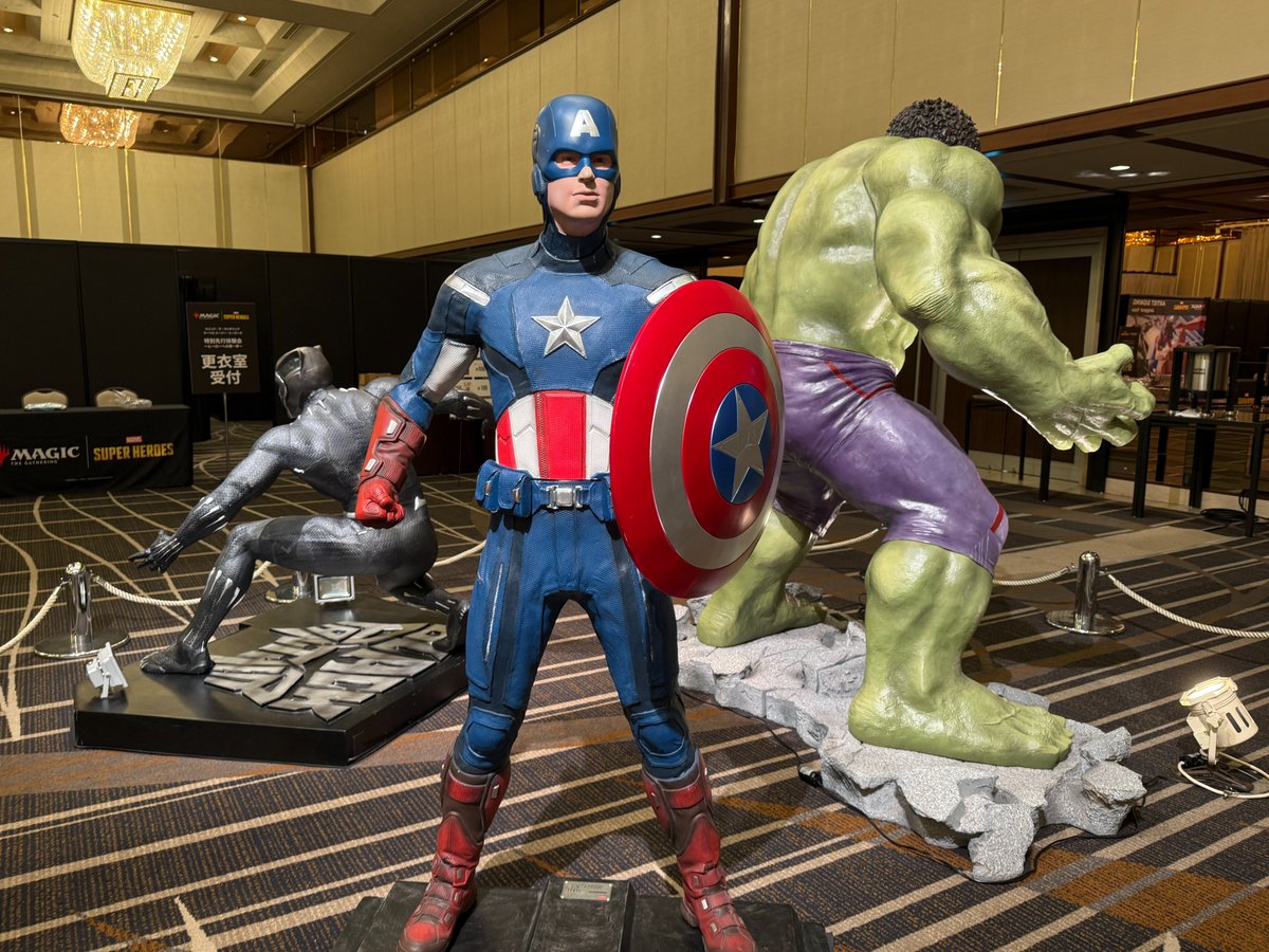 hareruya_mtg's tweet photo. 【#MTGxMarvel 】 
おはようございます☀ 
 
『マジック：ザ・ギャザリング | マーベル スーパー・ヒーローズ』 
特別先行体験会～ヒーローへの第一歩～ 
2日目、開場しました🎉 
 
本日も当日受付イベントあり📝 
 
皆様のご来場を心よりお待ちしてます✨️ https://t.co/8eZ9Ntf9NJ