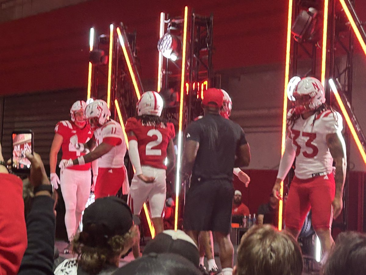 JustinbFrommer's tweet photo. Your new #Nebraska football uniforms https://t.co/BdgpH63hon