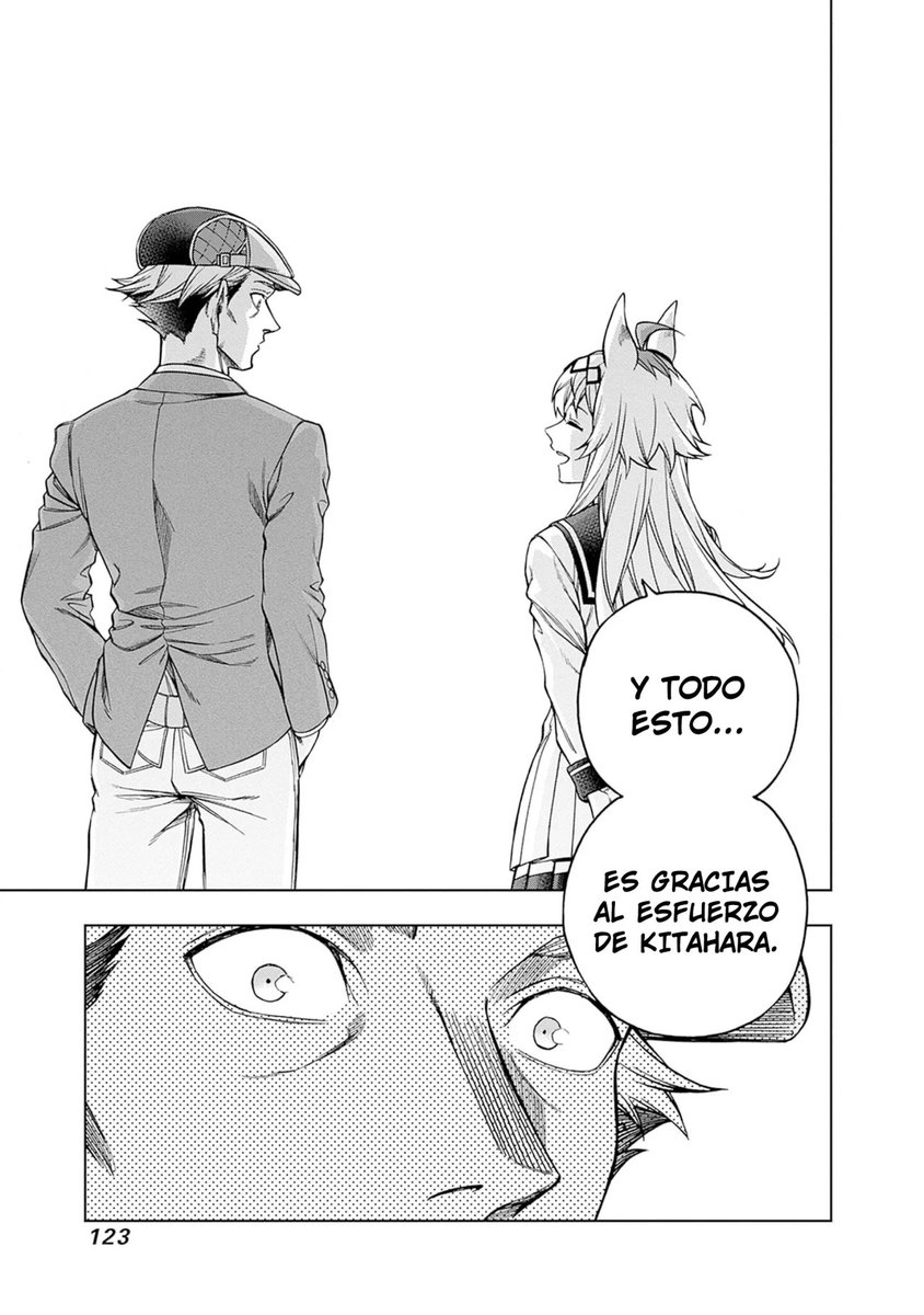 MakishimaSh0ug0's tweet photo. Uma Musume Cinderella Gray Cap 151

Algo que me gusta de la relación de Oguri y Kitahara es lo recíproca que es
Oguri agradece los esfuerzos de Kitahara por alcanzarla en la central y ser su entrenador, mientras él le agradece ser la razón por la que se empeñó en salir adelante https://t.co/AFZjRzyHH8