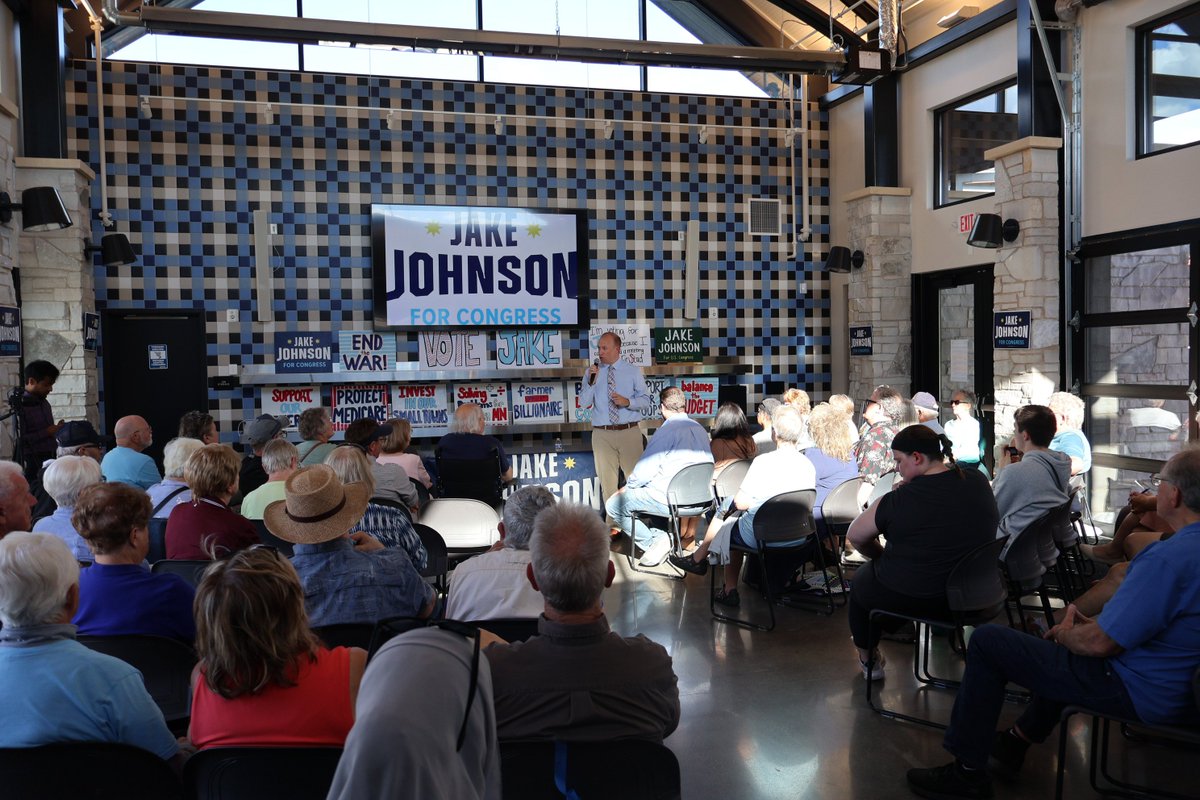 JakeJohnsonMN's tweet photo. Thanks to everyone for showing up at our first town hall to talk about problems and brainstorm solutions! We’ve now hosted more town halls than Brad Finstad has ever hosted, and we’re just getting started. https://t.co/YRmJG9K6MJ