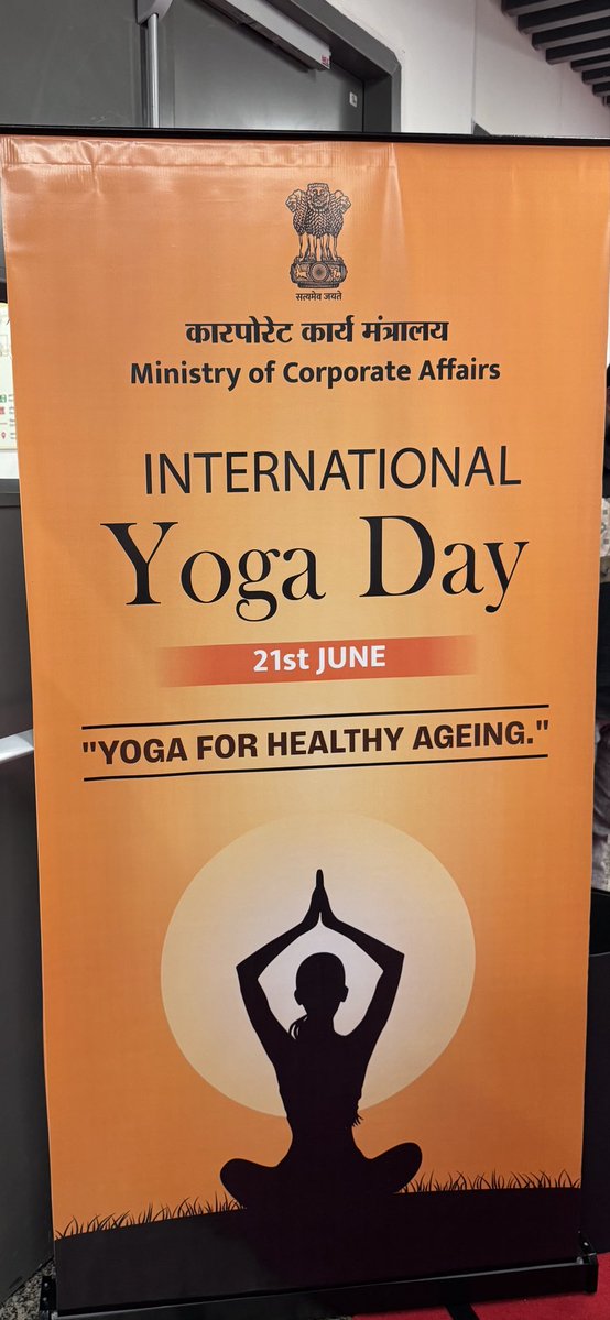 rahulsymby's tweet photo. #IDY2026 participation in @MCA21India for healthy life and healthy society https://t.co/hAYqdCJweb