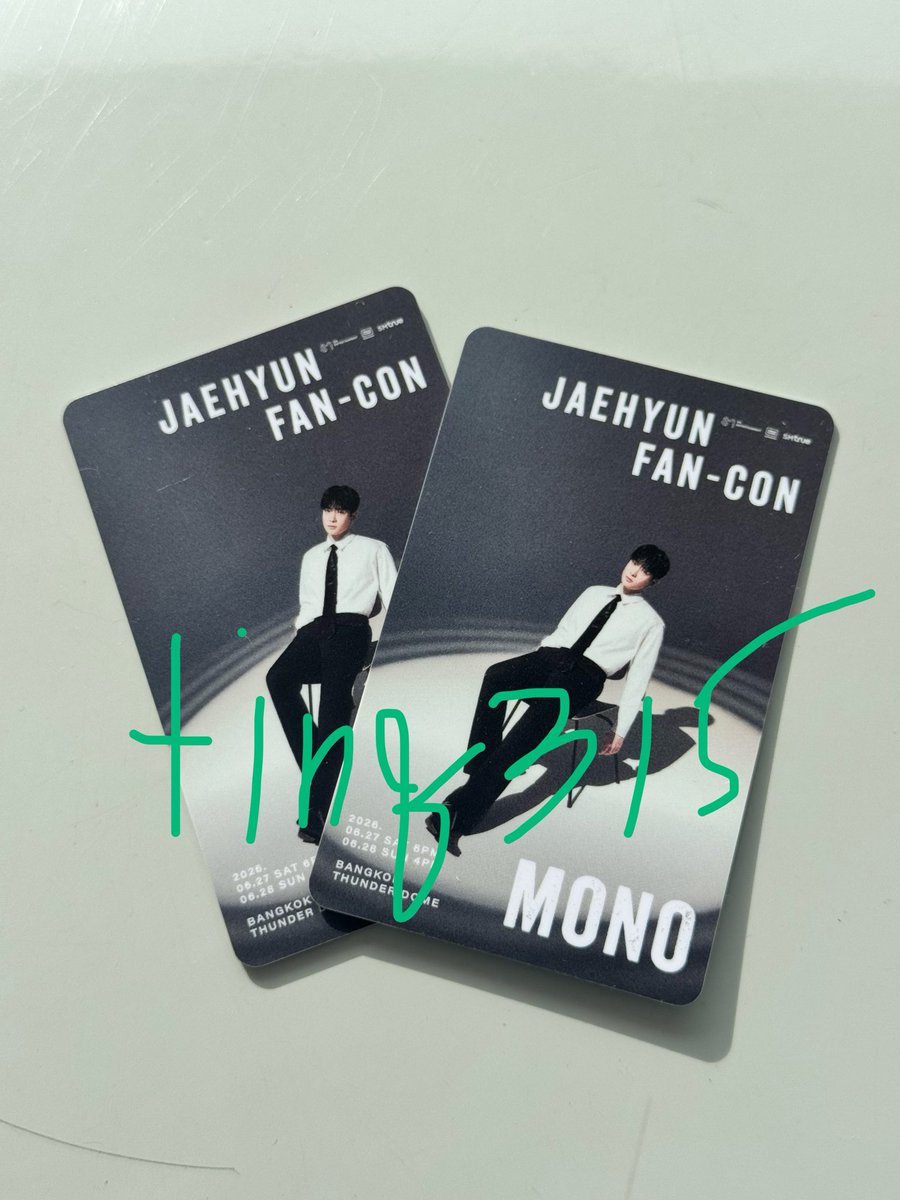 Tinq315's tweet photo. เพิ่งได้ไปรับบัตร Jaehyun  มา ขอบคุณร้าน @_AboutTicket #กดบั���รกับมิตะ มากๆค่ะ ที่ช่วยเป็นธุระให้ ได้ที่นั่งติดกันด้วยย 🫶 https://t.co/l3qyuDAIon