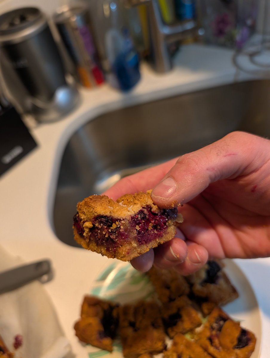 100_chefs's tweet photo. Peanut Butter Berry Bars :) https://t.co/cI9pldoBRW