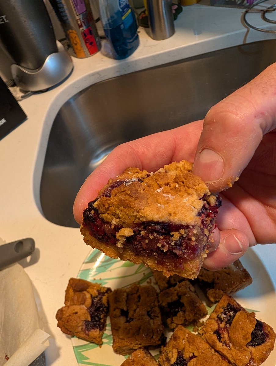 100_chefs's tweet photo. Peanut Butter Berry Bars :) https://t.co/cI9pldoBRW