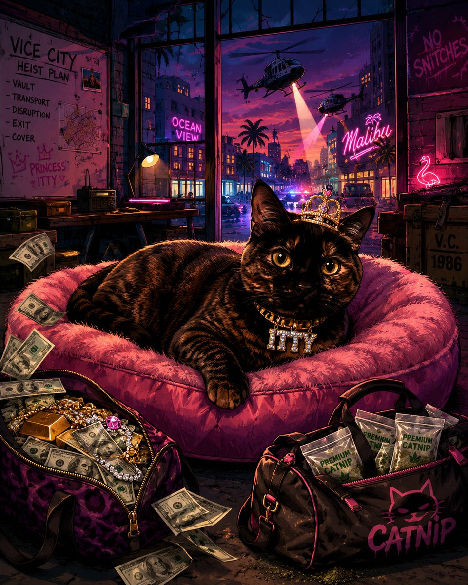 InkedEternally's tweet photo. Been turning people into GTA 6 Character Art and decided to turn my 3 cats into character art.  Hit me up if you want to be turned into a GTA character or your pets.
#gta #gta6 #grandtheftato #characterart #pets https://t.co/w0sZFt3hcP