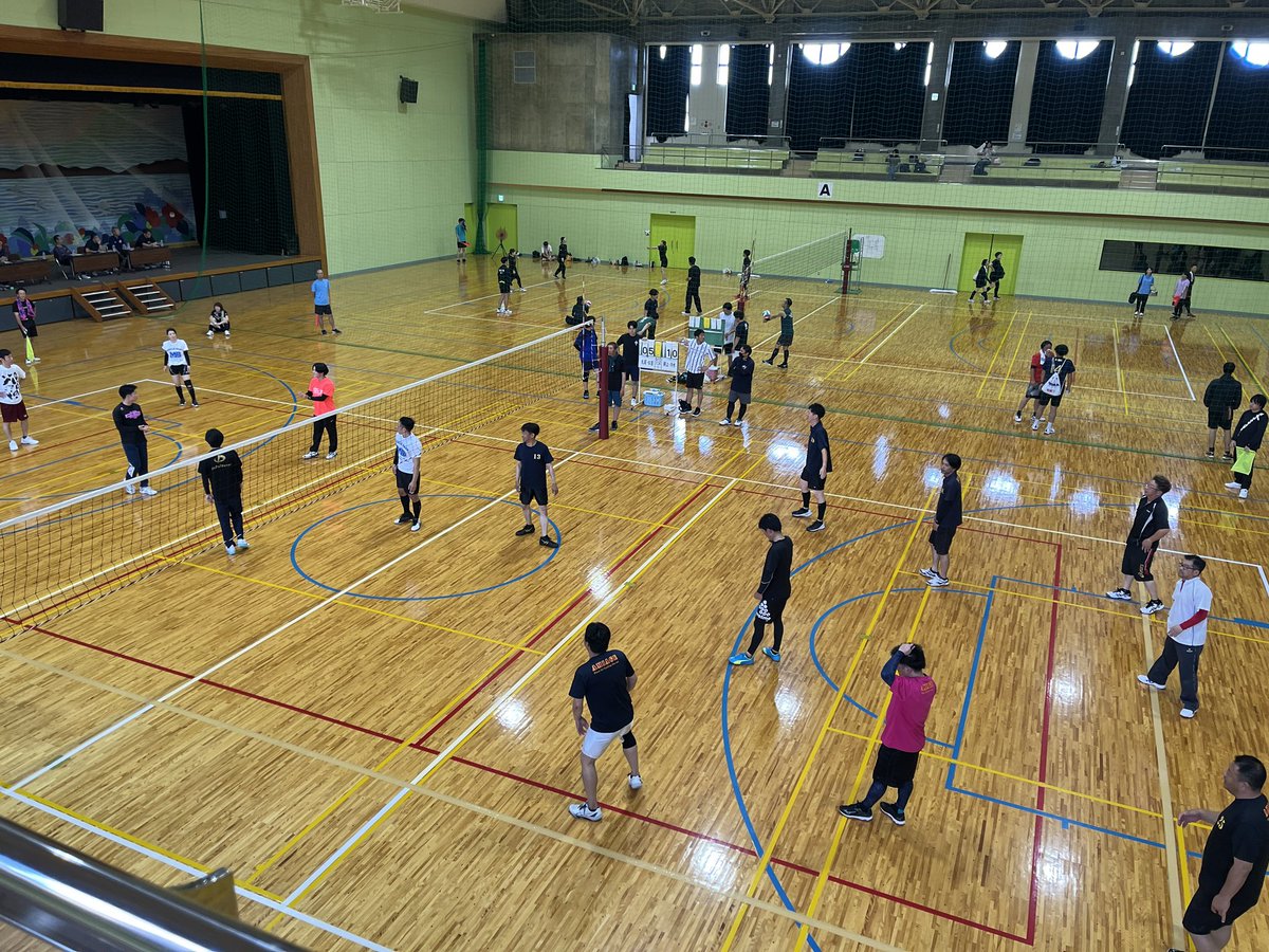 kapper5's tweet photo. 9人制バレーボール大会 https://t.co/n20Fs6X5JO