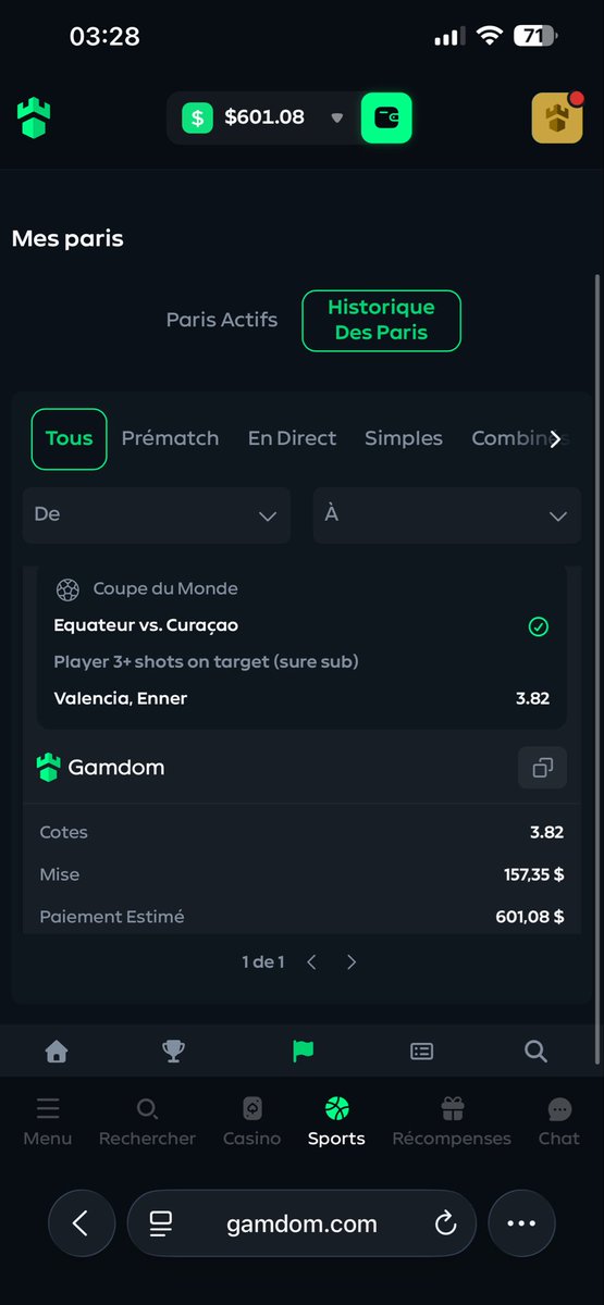 LaFormuleProno's tweet photo. Validé en 60 minutes la team !! Quel match du gardien du Curuçao 
#TeamParieur https://t.co/fLR8c36Jap