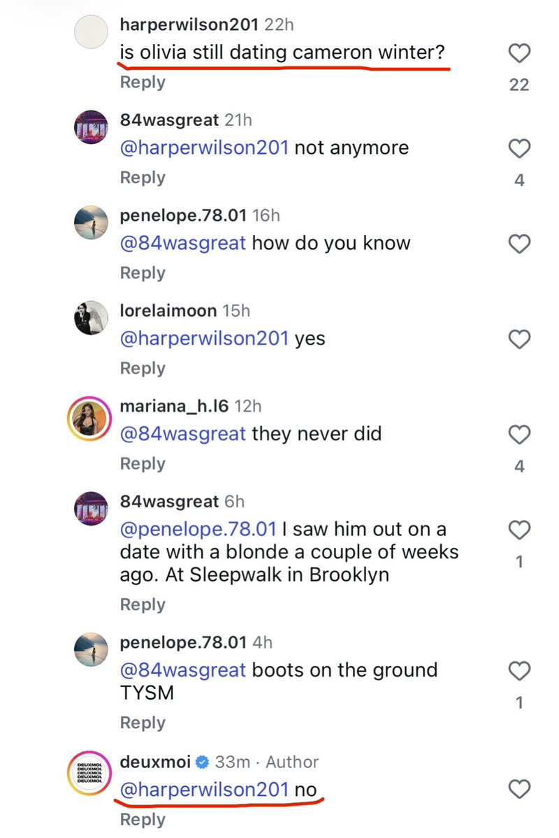 his76rn's tweet photo. according to deuxmoi, olivia rodrigo isn’t dating cameron winter anymore https://t.co/1Bb6XHJTt0