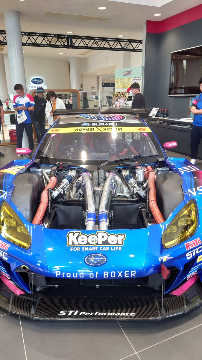 ステップワゴンでスバルのイベント来たw 現役車両をここまで見せて