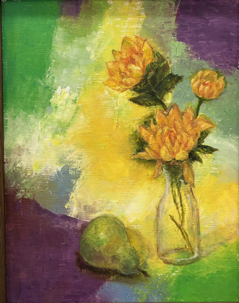 BeansNuance's tweet photo. ９２歳！現役西村沙世子油絵作品の
里親募集をしています

ぜひ原画をご覧下さい

独特な色彩で心落ち着く絵
F６号ほど飾りやすいです

額装付き12000円、額無し8000円

アートセレクトショップnuancebeansでもご購入可能です

https://t.co/WqfVr91tmB

#絵画 #油絵 #oilpainting #花 #インテリア絵画 https://t.co/jQhAPCyd7U