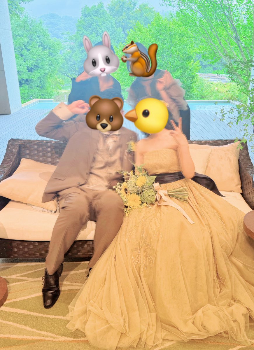 4moonlight6's tweet photo. 小学校からの幼馴染の結婚式💍ꫂ ၴႅၴ
奥さん綺麗過ぎだろ！感慨深い！めでたい！ https://t.co/4VN6M8ZbPT