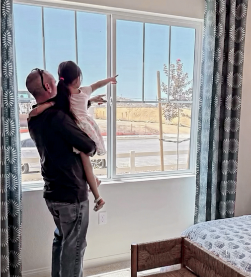 kbhome's tweet photo. Happy Father’s Day from the KB Home family to yours! 💙 Here's to the Dads that make every house feel like home. Shoutout to Efrain, a new KB homeowner &amp; his daughter as they walk through their new home. #KBHome #FathersDay #FatherDay2026

📸 – KB Home Hudson at Canterwood https://t.co/zdesGZHJrO