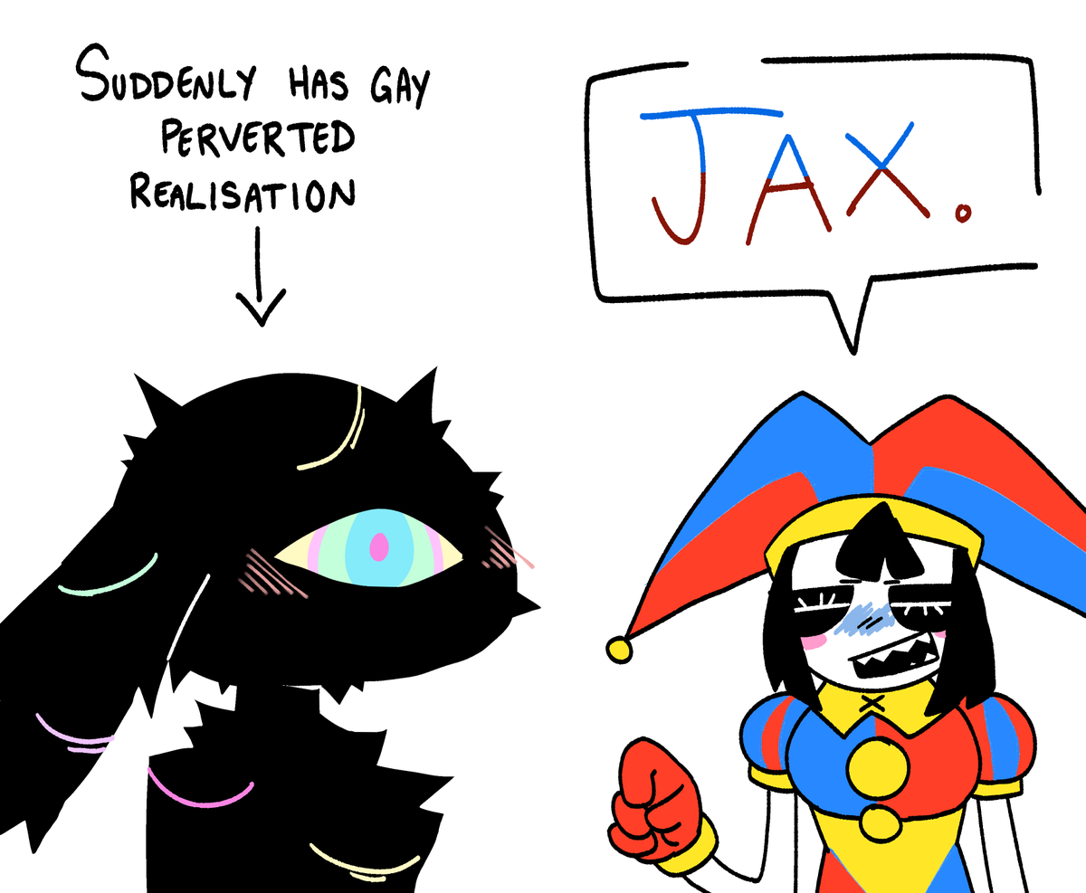yen_again's tweet photo. #tadc #funnybunny OOC for Jax but also he's lobotomised af https://t.co/d30AJCPe3B