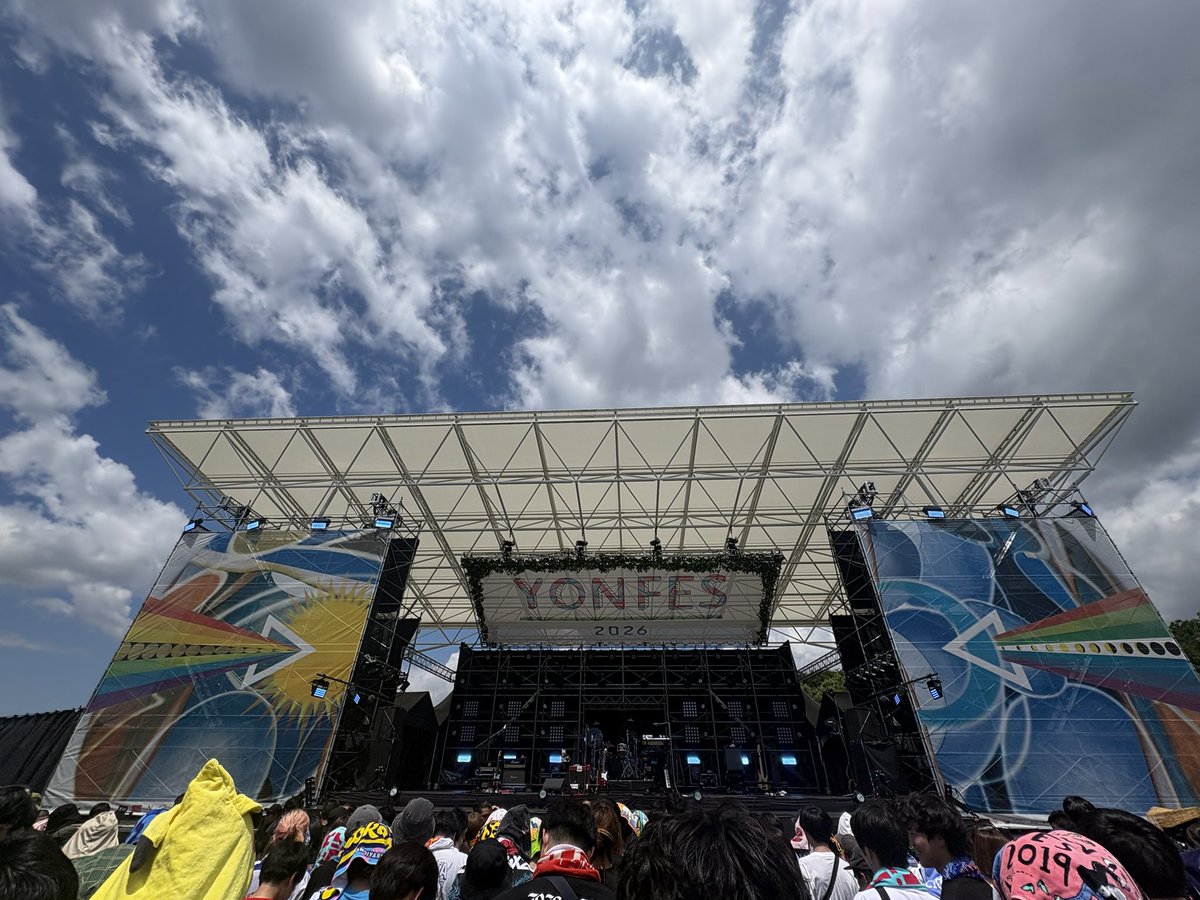 hp__q04's tweet photo. YONFES 2026 DAY2！！
晴れ！！（めっちゃピカチュウ） https://t.co/Bkm2fvenSR