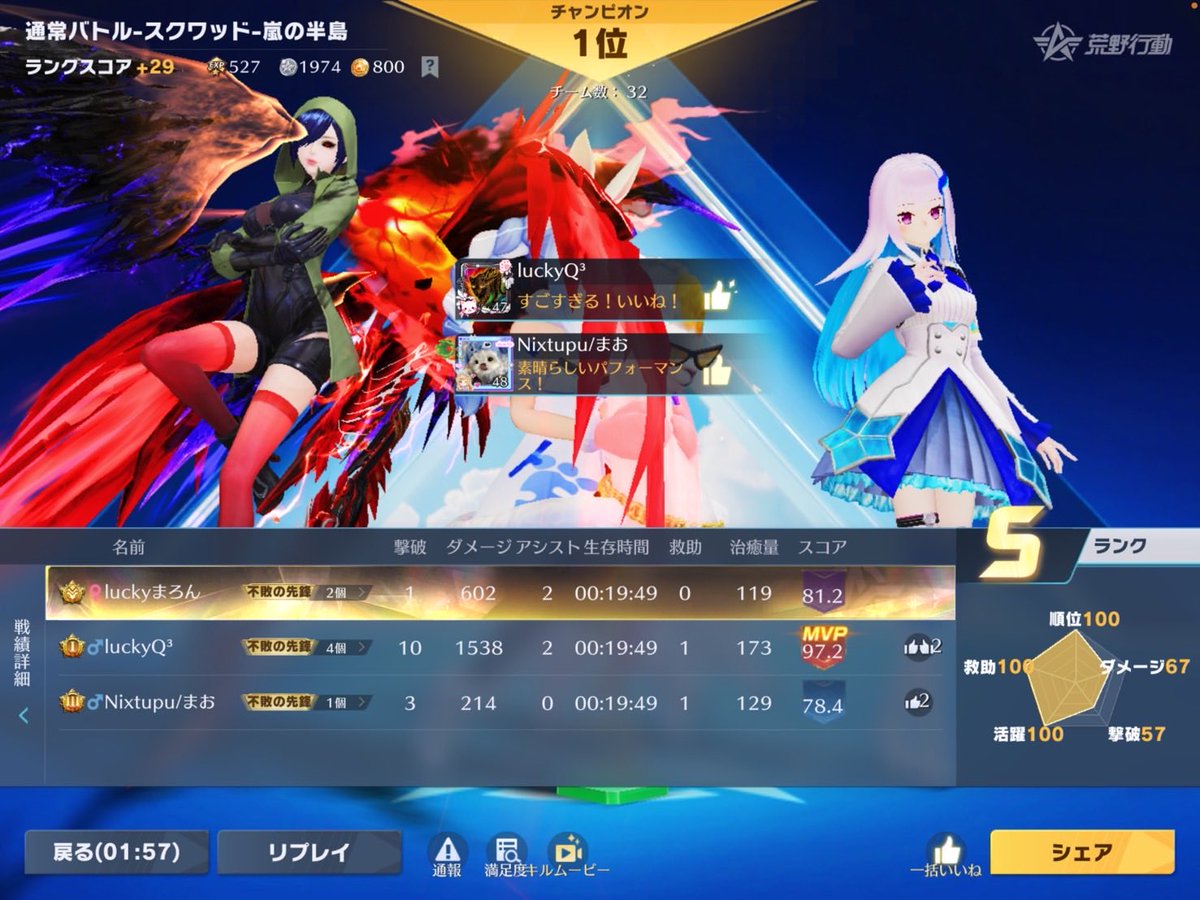 maro_s_4's tweet photo. おはようございます*˙︶˙*)ﾉ"

昨夜の荒野はカオス過ぎた🤭

喋りまくって爆笑しまくって
楽しんでドン勝は最高🤣👍 https://t.co/k3RhHVwWfN