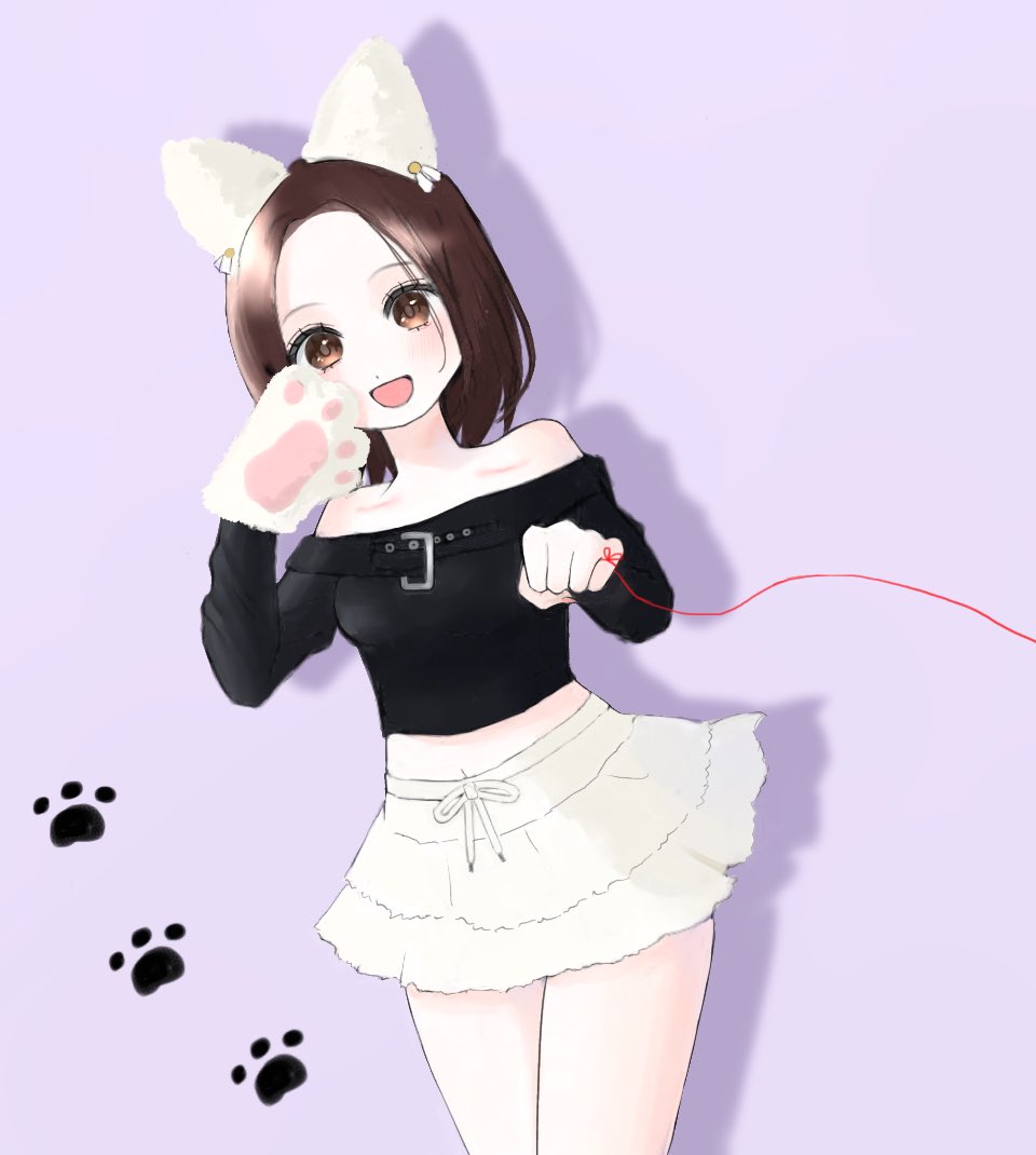 nenewithu's tweet photo. LOVELINEのときのまこネコ🐈🐾
猫の手が大きすぎて可愛かったな♡
#NiziU   #LOVELINE   #マコ #NiziUファンアート #WithU https://t.co/HGyoQq7pF1