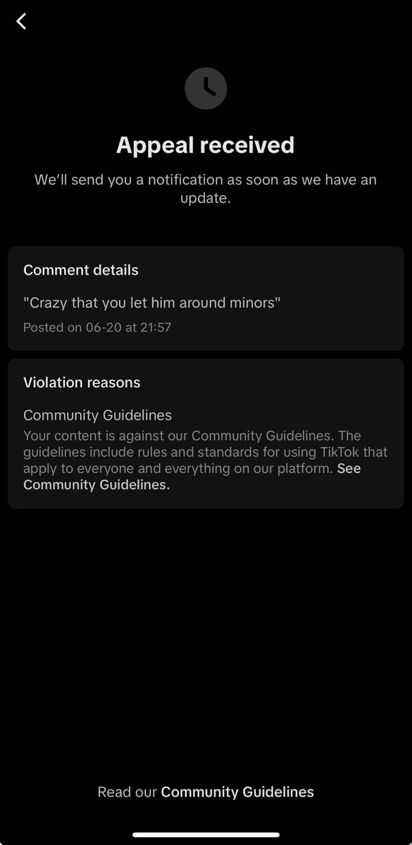 uwu_shijima's tweet photo. @kniesyfied My comment was taken down almost immediately, like <3 min https://t.co/OCkRBXSiKI