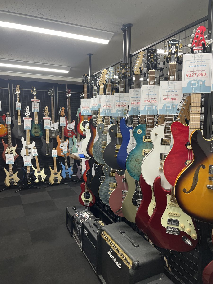 6/21 Guitar Outlet Yokohamaオープン！ 今はあいにくの曇り空ですが