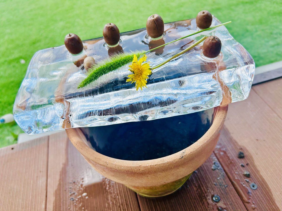 bata365ask's tweet photo. 「今日もテニス連れて行ってくれてありがとうの気持ちでアイスケーキ作った🎂」だそうです仰げば尊しいとおかし🤤 https://t.co/7hUlZDOnah