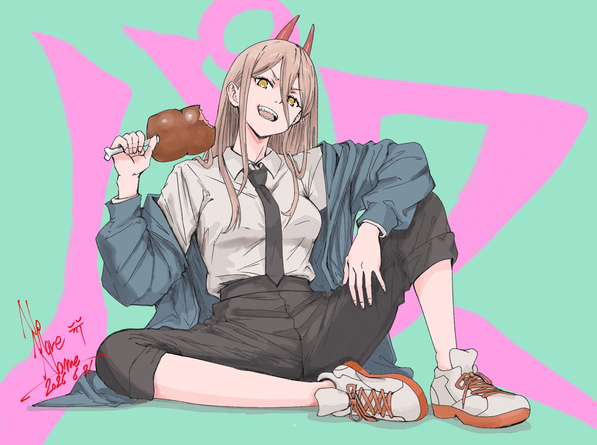 Nomorenamer's tweet photo. #チェンソーマン #chainsawman
ぜぇ～んぶ、ワシのじゃ❣ https://t.co/9zAU7Xpe1e