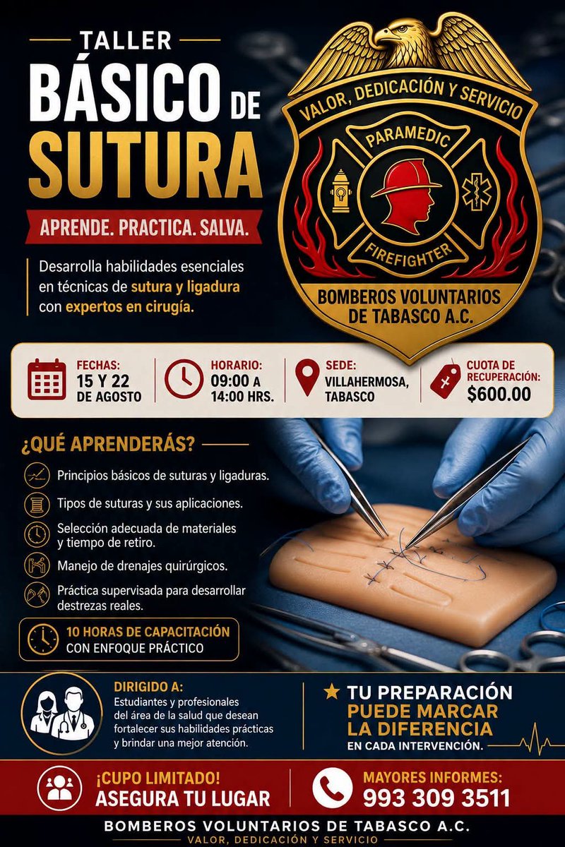 BombVolTabasco's tweet photo. 🩺 Las oportunidades en el área de la salud se construyen con preparación.
https://t.co/OS5rXg08F5 https://t.co/M4a2uHZu5T