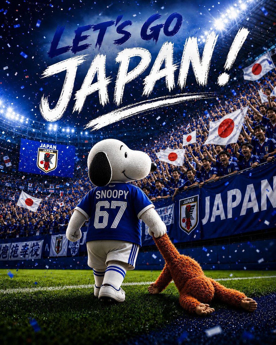 snoopyb047's tweet photo. Snoopy is ready for game 2! Go japan! 🇯🇵 https://t.co/XkO9v2iftW