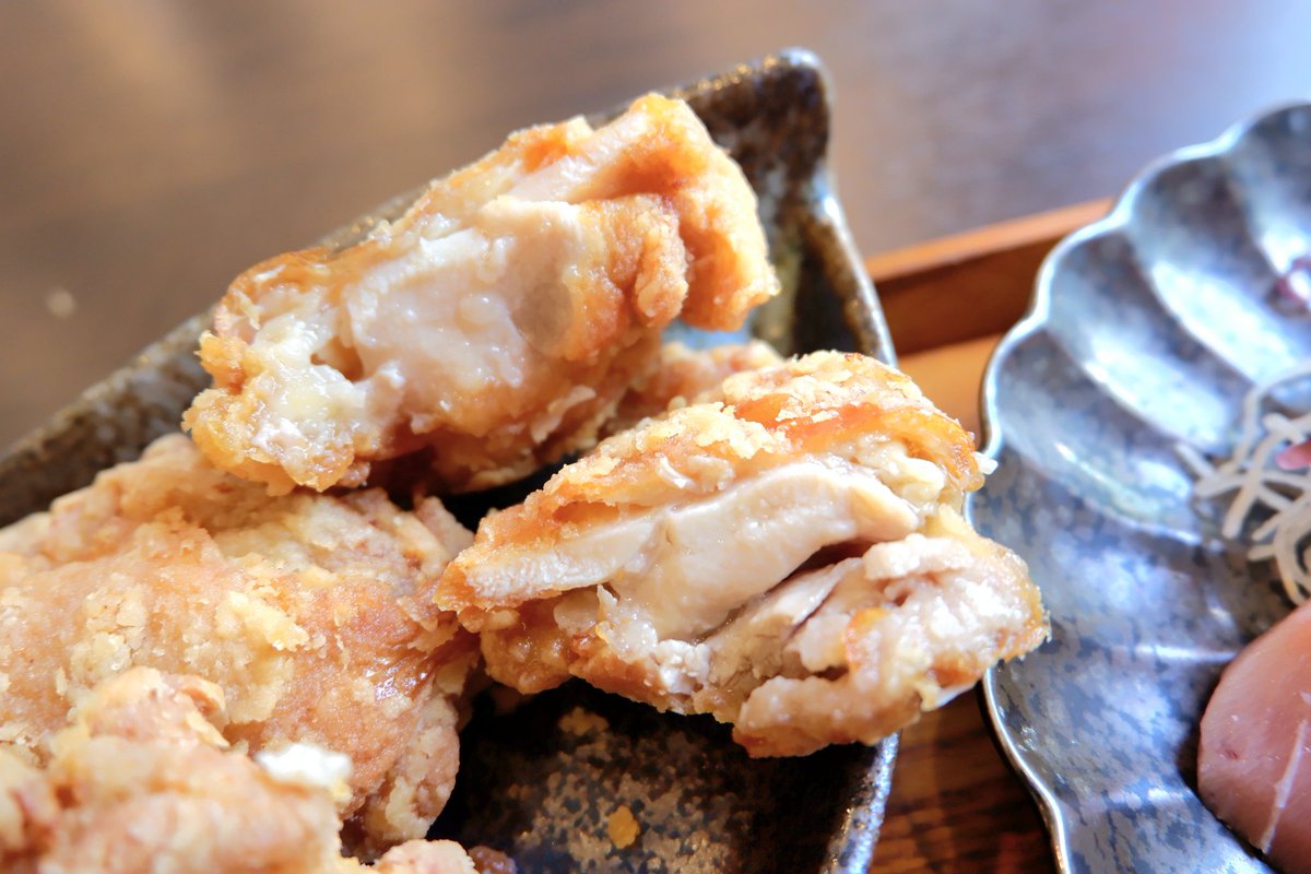 dogesho's tweet photo. 『わとか食堂 柏豊四季台店』

｢鶏からあげ&amp;刺身定食｣

#わとか食堂 #わとか食堂柏豊四季台店 #唐揚げ #からあげ #karaage #から活 https://t.co/LFuwlLliQI