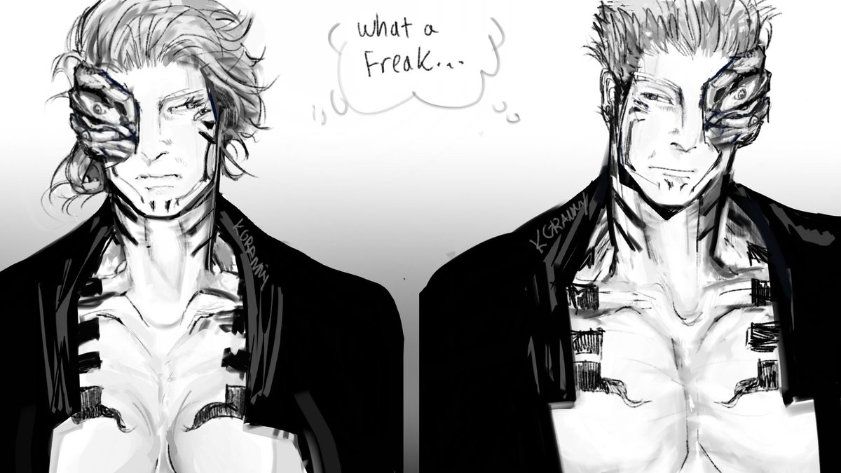 Kawaiigranny's tweet photo. ftm and mtf ryomen sukuna!!!!! #jujutsukaisen #jjk
dont look at the anatomy too hard guys https://t.co/4TtGjdeaHY