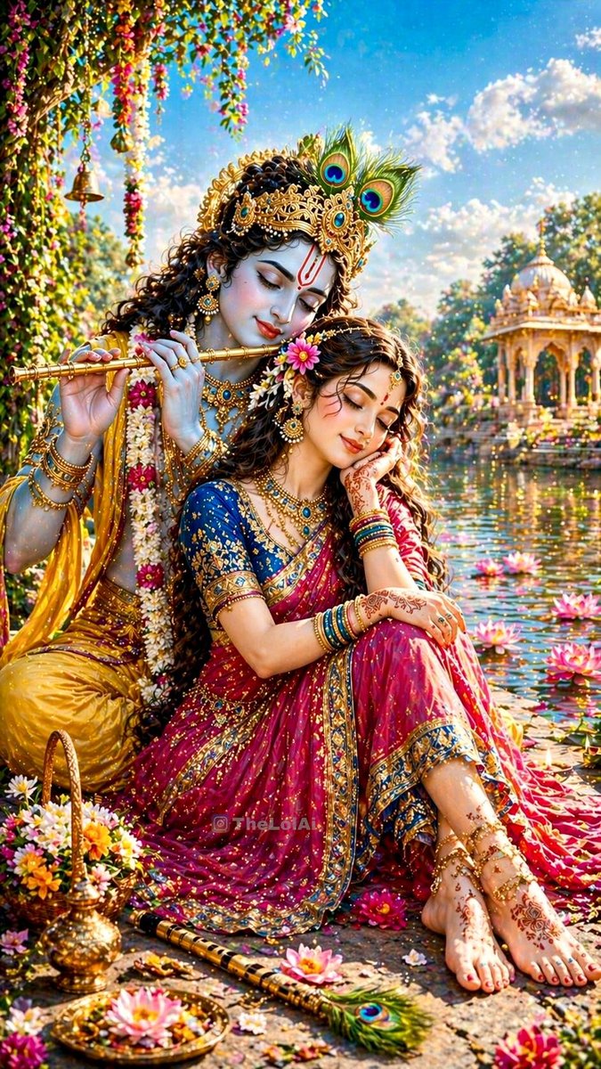 KrishnaGlory's tweet photo. Can you reply "Radhe Radhe"? 🙏🦚❤️ https://t.co/tHGPgjzw8g