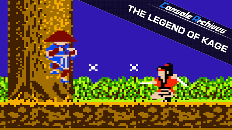 HAMSTER_Corp's tweet photo. Console Archives THE LEGEND OF KAGE is now available! It was released by TAITO in 1986 for an 8-bit home console. Available on Nintendo Switch 2 and PlayStation 5!

🟦Console Archives
https://t.co/D8sQSBI5xo

#ConsoleArchives https://t.co/nyQykYOPlo