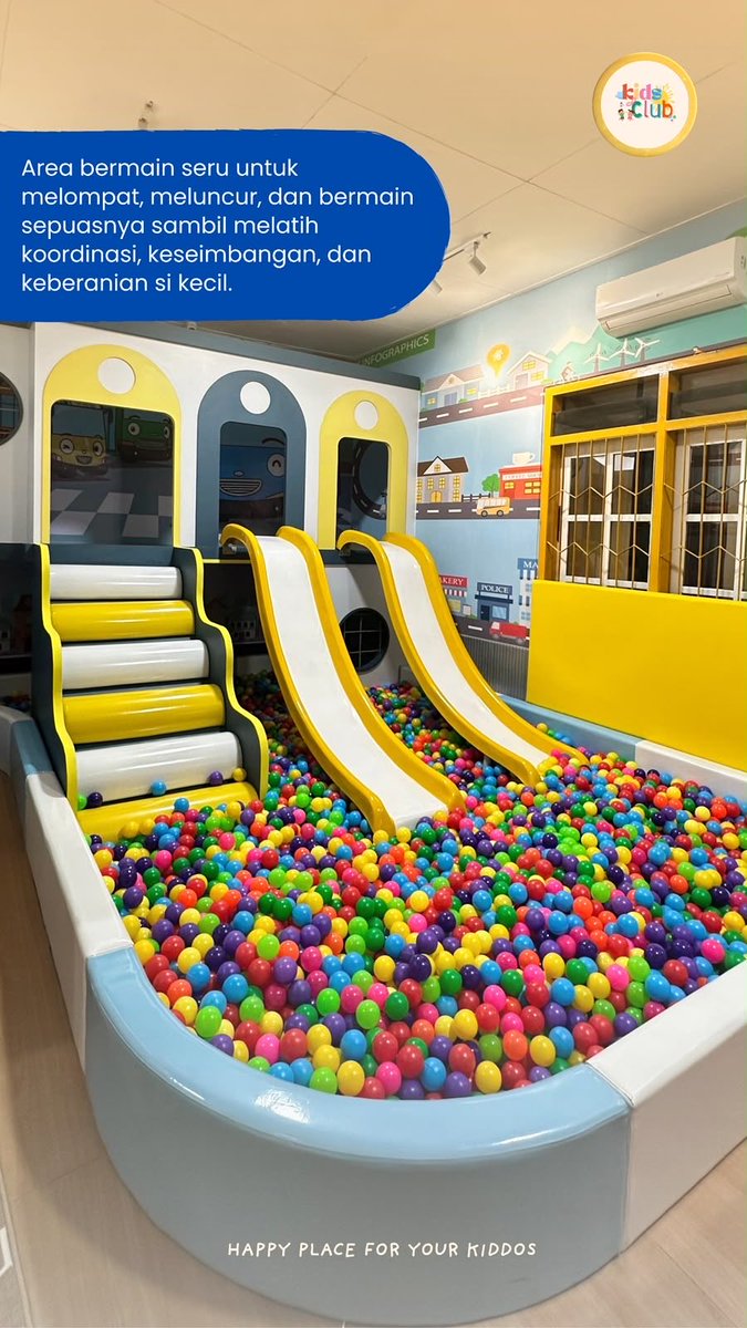 anggimegaaa's tweet photo. Playground baru di Kota Malang 
Nyaman sekali karena area clean, mainan annya variatif 
Parents bisa sambil duduk santai juga di area cafe. 

Ambiencenya homey dan bikin betah bgt 

HTM: start from 20K 
📍 Jl. Sulfat agung 1 no.31 Malang 

#pasarminggumalang 
@infomalang https://t.co/YbSpVZK8fT